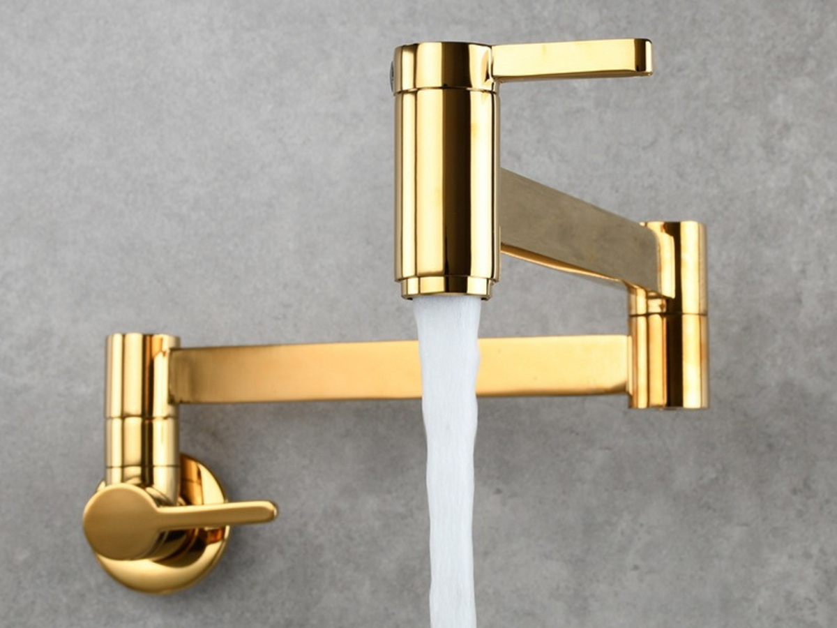 Wall-Mounted Pot Filler Tap