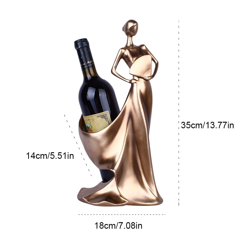 Elara Lady Wine Bottle Holder