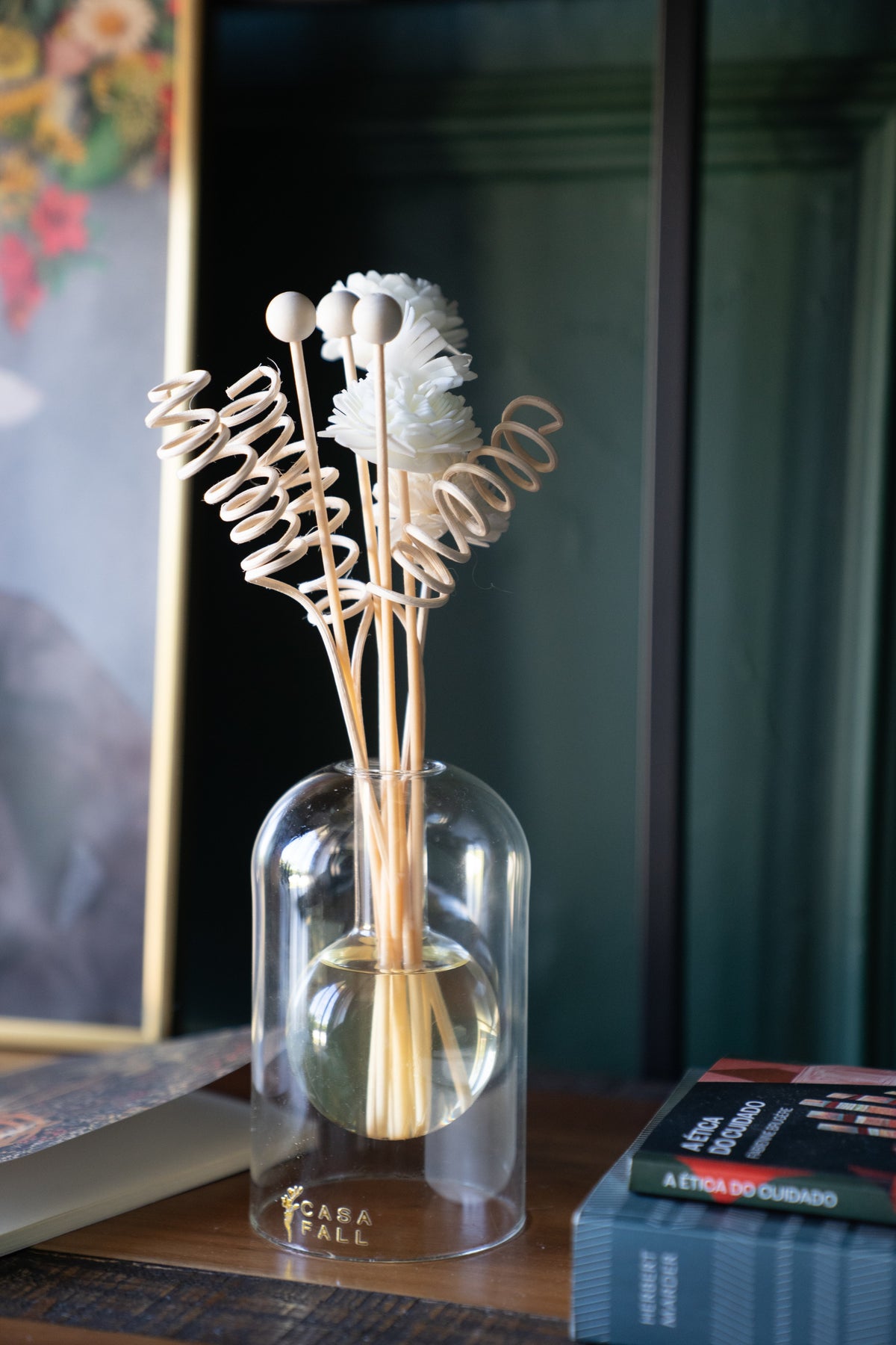 Luxury Round Glass Reed Diffuser Bottle – 130ml