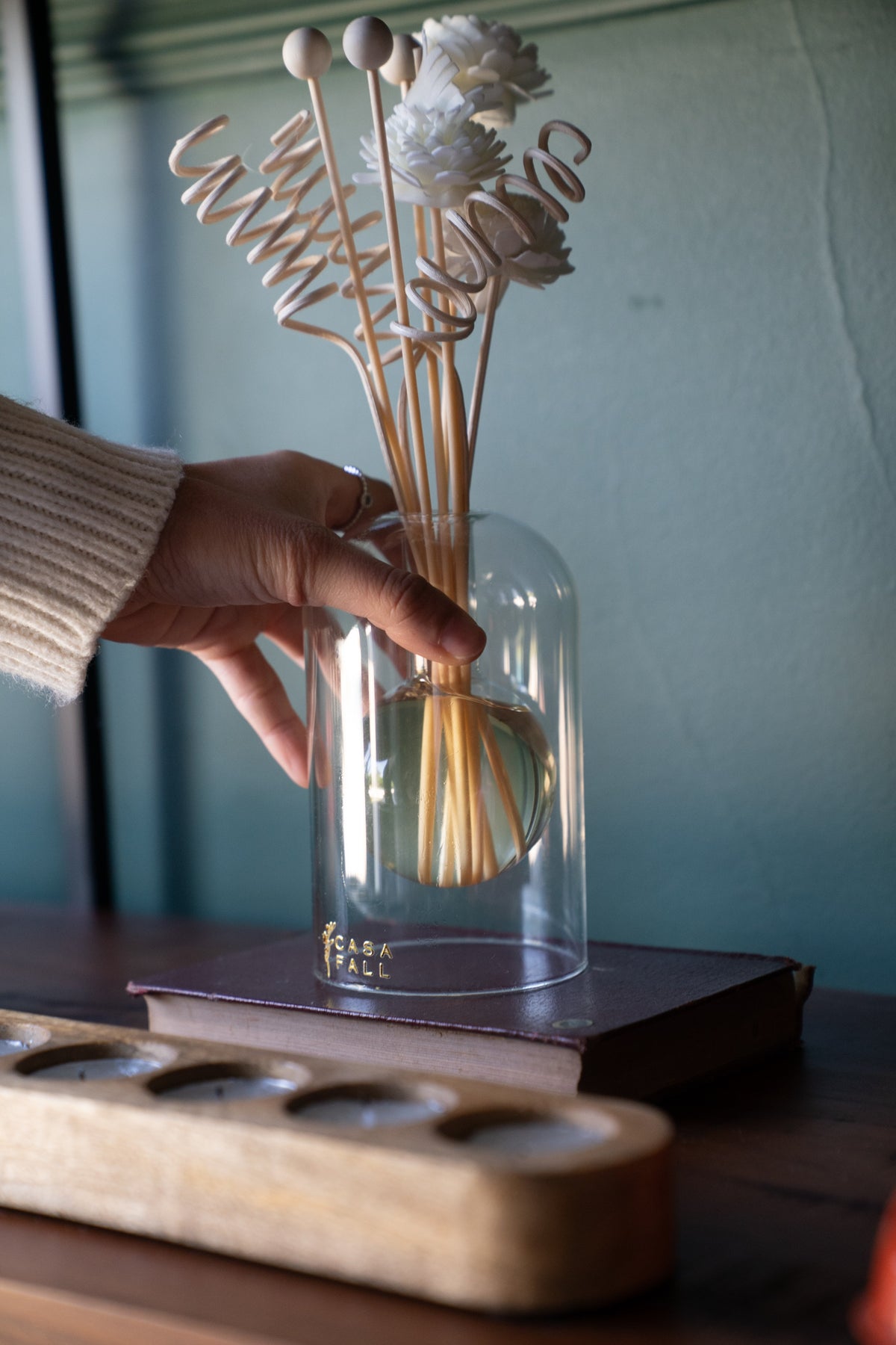 Luxury Round Glass Reed Diffuser Bottle – 130ml
