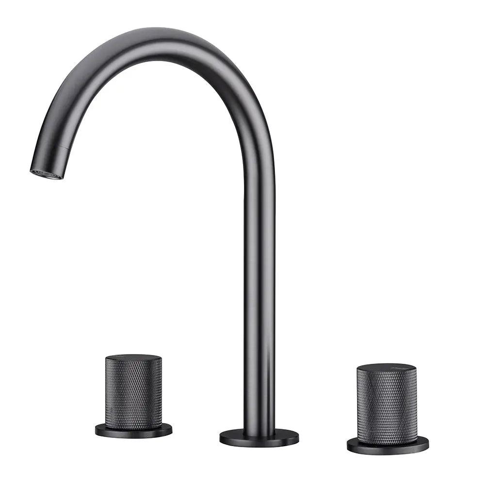 Three-Hole Deck-Mounted Basin Tap