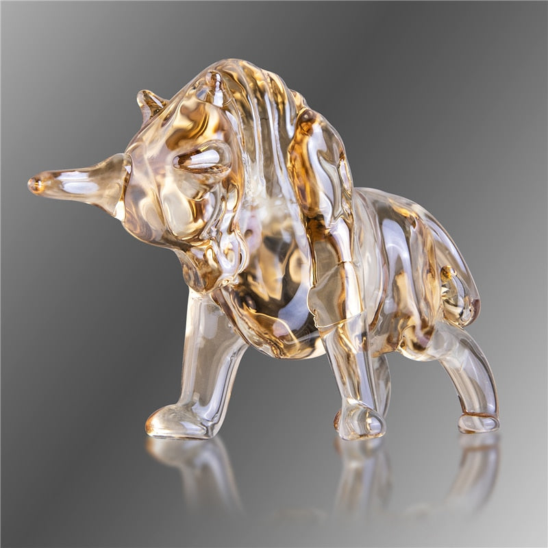 Aureus Crystal Bull Sculpture