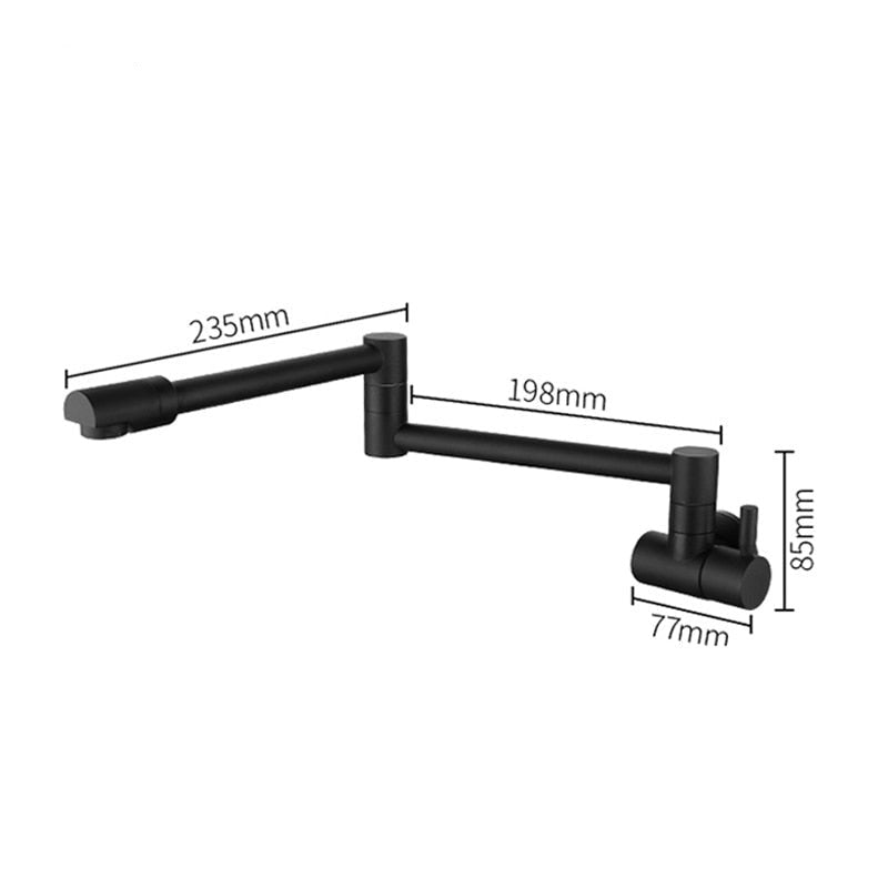 Wall-Mounted Folding Pot Filler Tap