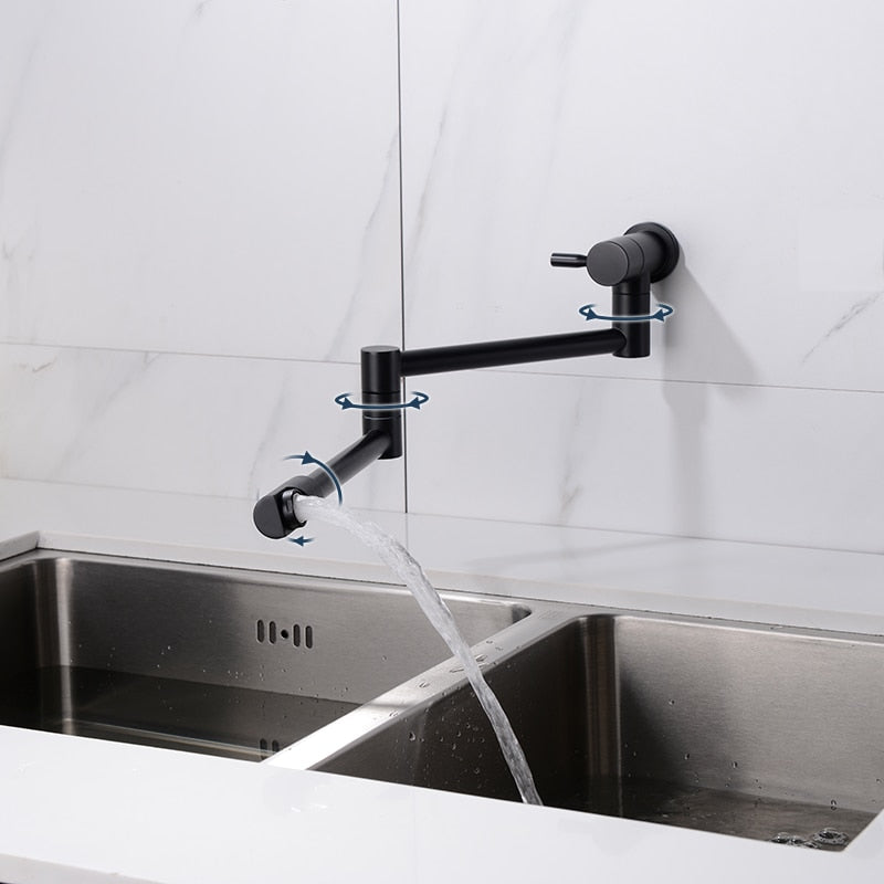 Wall-Mounted Folding Pot Filler Tap