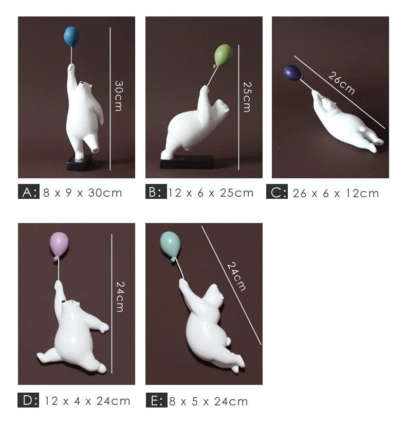 Nanu Polar Bear Balloon Sculpture