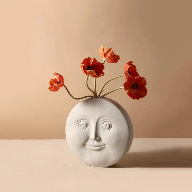 Human Face Series Vases.