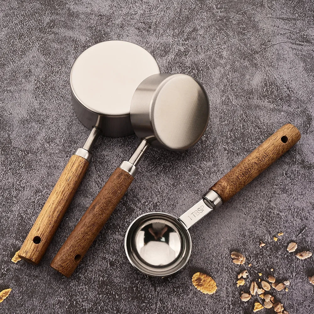 Nordic Wood Measuring Spoon Set