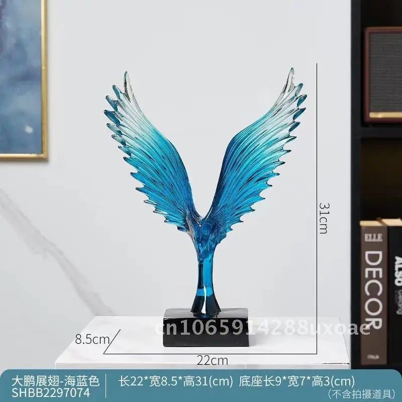 Elegant Transparent Wing Decor