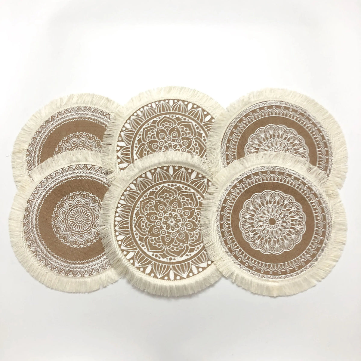 Boho Chic Jute Placemats Set