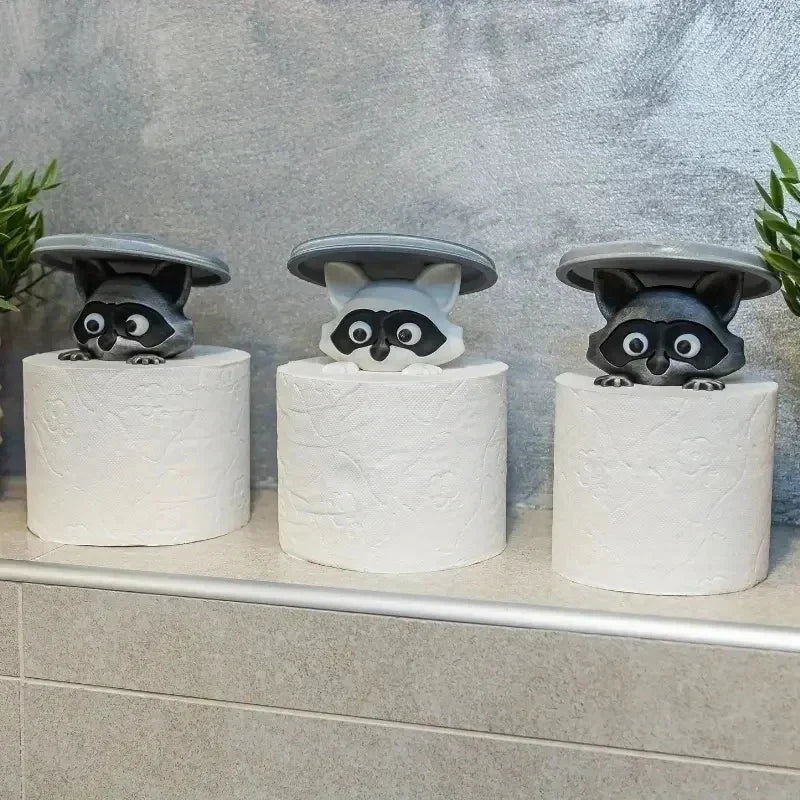 Raccoon Toilet Roll Holder – A Fun Bathroom Accessory