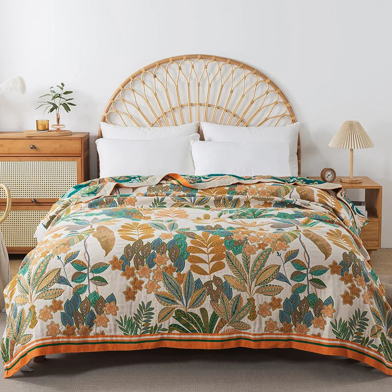 Boho Cotton Throw Blanket