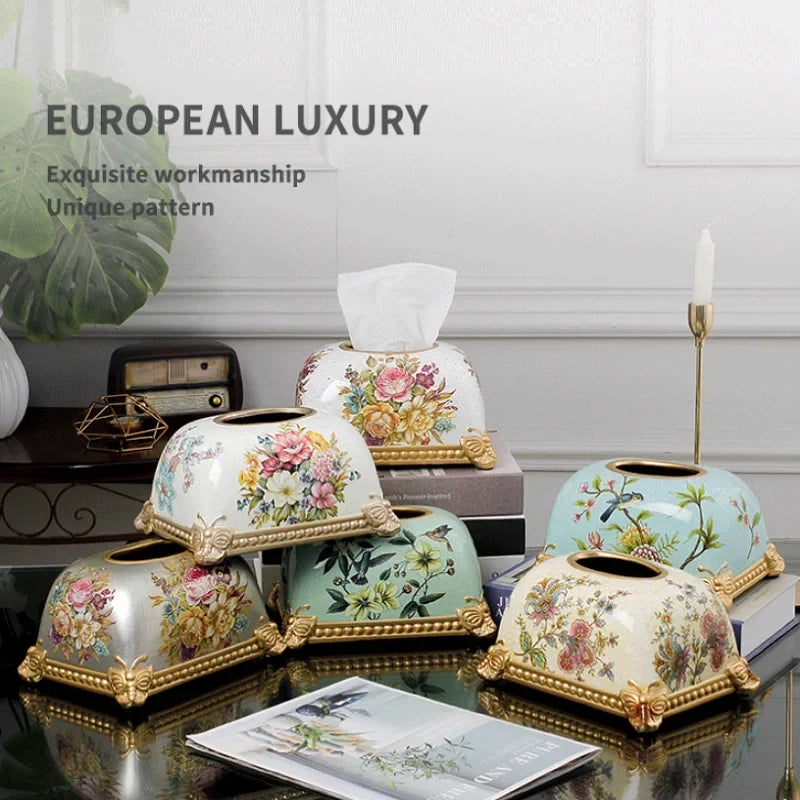 Elegant Ceramic Tissue Box