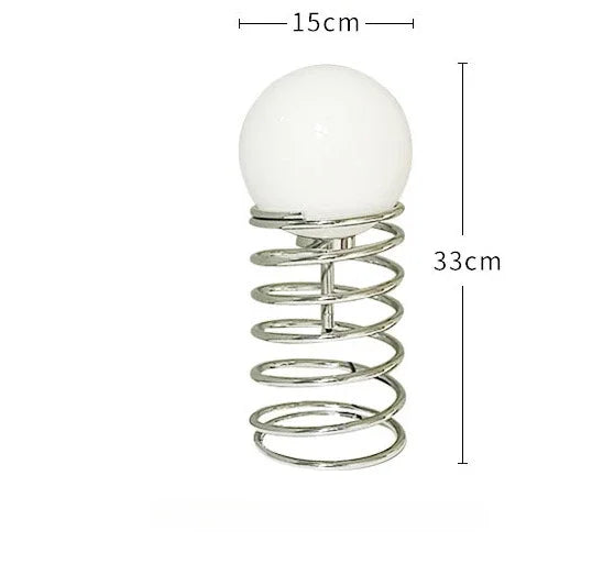 Spring Glass Table Lamp Bauhaus Furniture