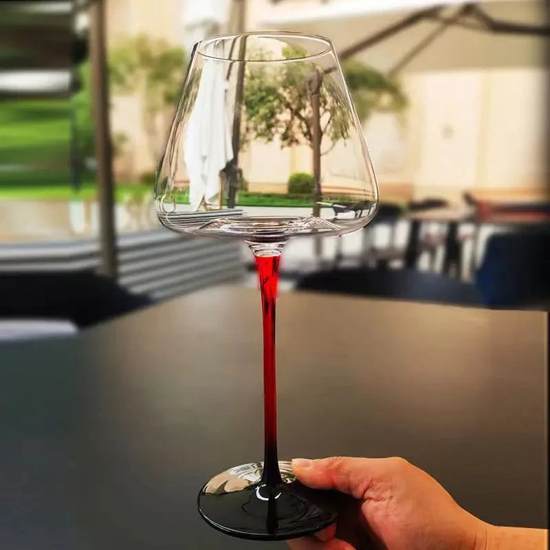 Copos de vinho tinto de vidro de cristal conjunto de vidro de vinho alto casa alto valor borgonha copo de vinho alta 720ml grande capacidade barware