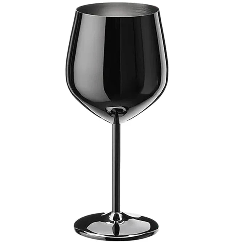Elegant Stainless Steel Wine Goblet