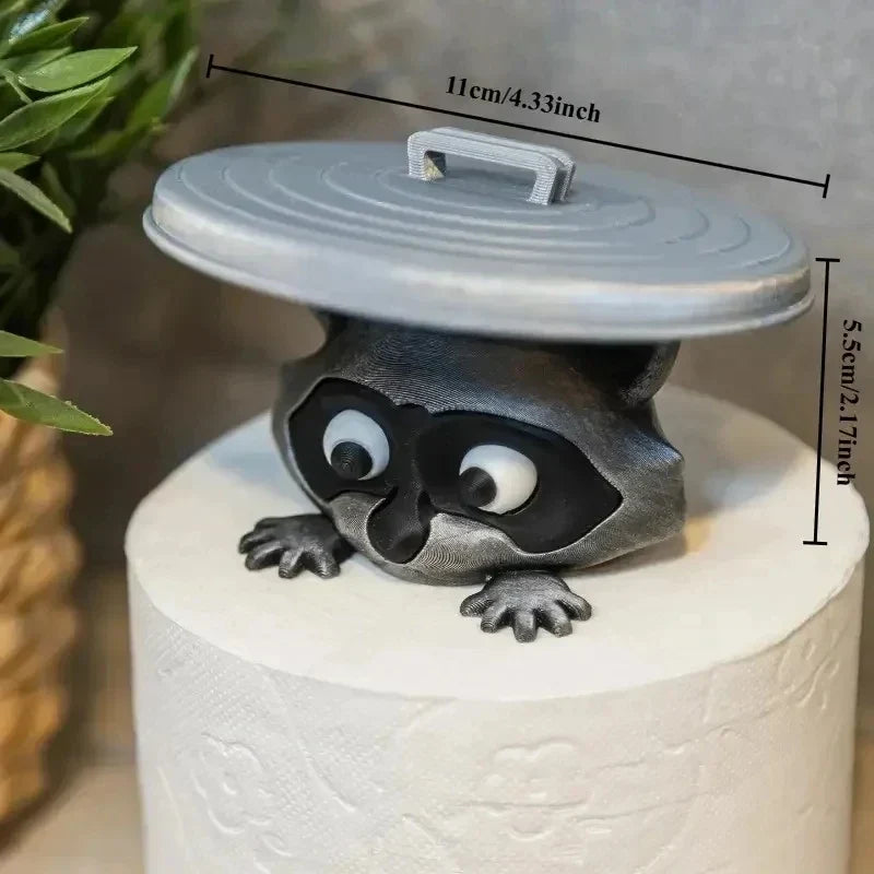 Raccoon Toilet Roll Holder – A Fun Bathroom Accessory