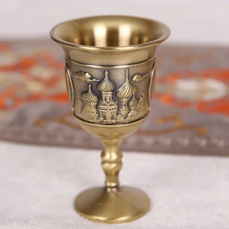 Vintage Bronze Shot Glass