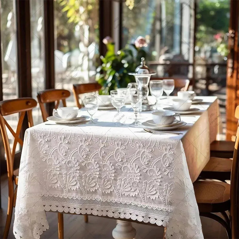 Elegant Lace Tablecloth