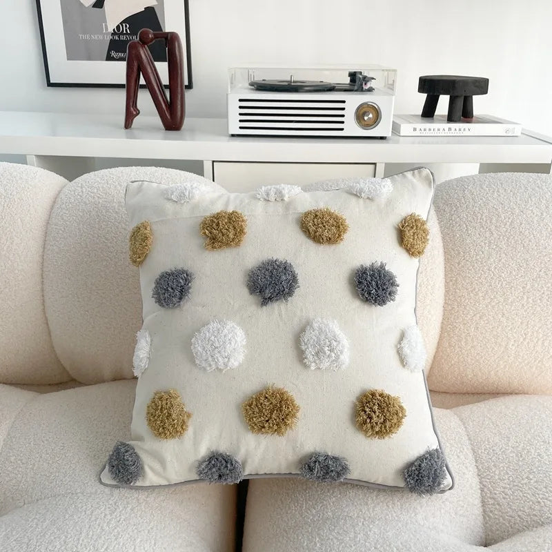 1 pçs capas de almofada de linho de algodão boêmio para sofá almofadas-sala de estar sofá decoração estilo boho capas de almofada