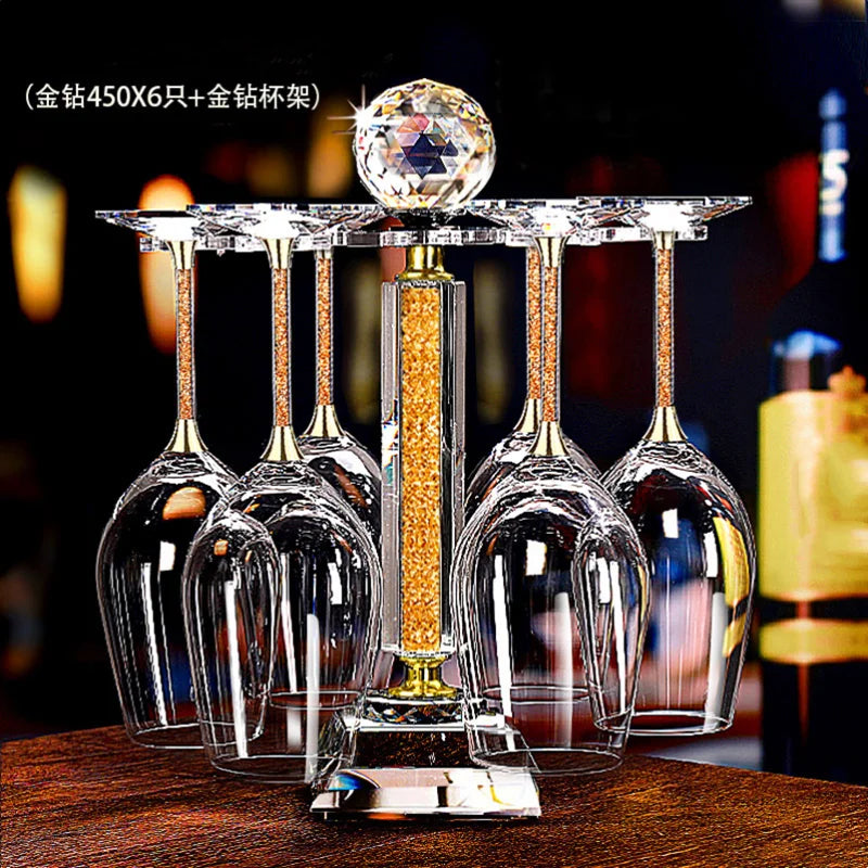 Elegant Crystal Wine Set