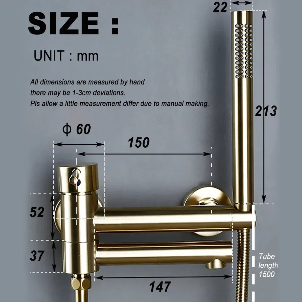 Elegant Dual Control Shower Set