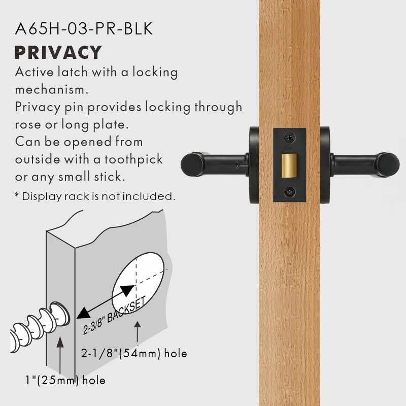 Elegant Brass Door Handle Set