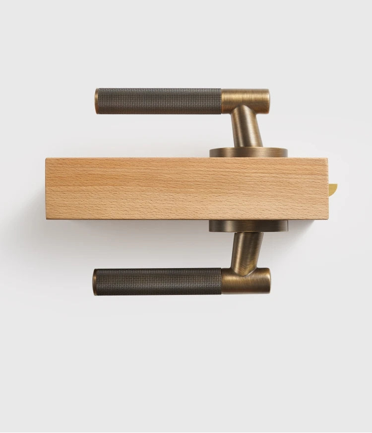 Nurlin eua padrão fechadura de bronze cruz serrilhada maçaneta da fechadura da porta passagem privacidade interior mortise lock manequim alavanca