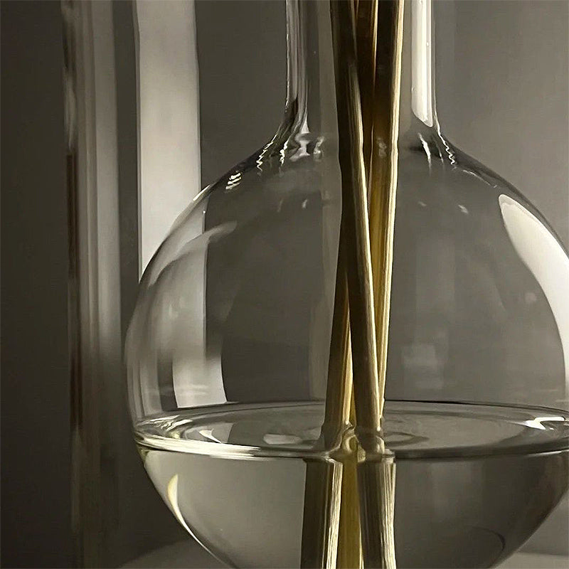 Luxury Round Glass Reed Diffuser Bottle – 130ml