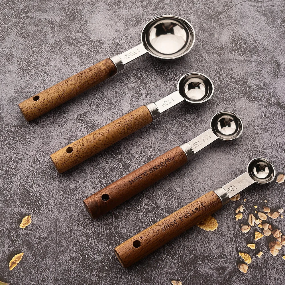 Nordic Wood Measuring Spoon Set