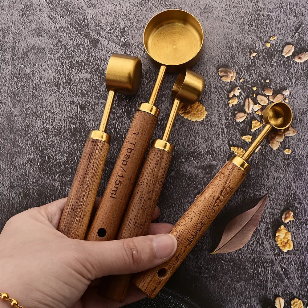 Nordic Wood Measuring Spoon Set