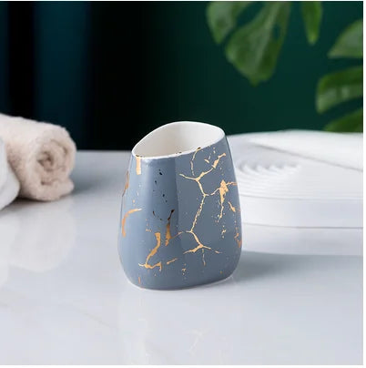 Elegant Marble Bathroom Set