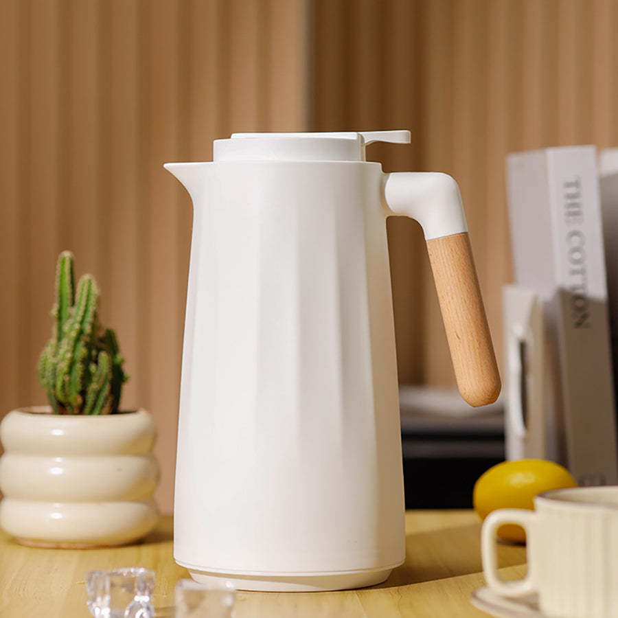 Nordic Thermal Carafe with Wood Effect – 1L