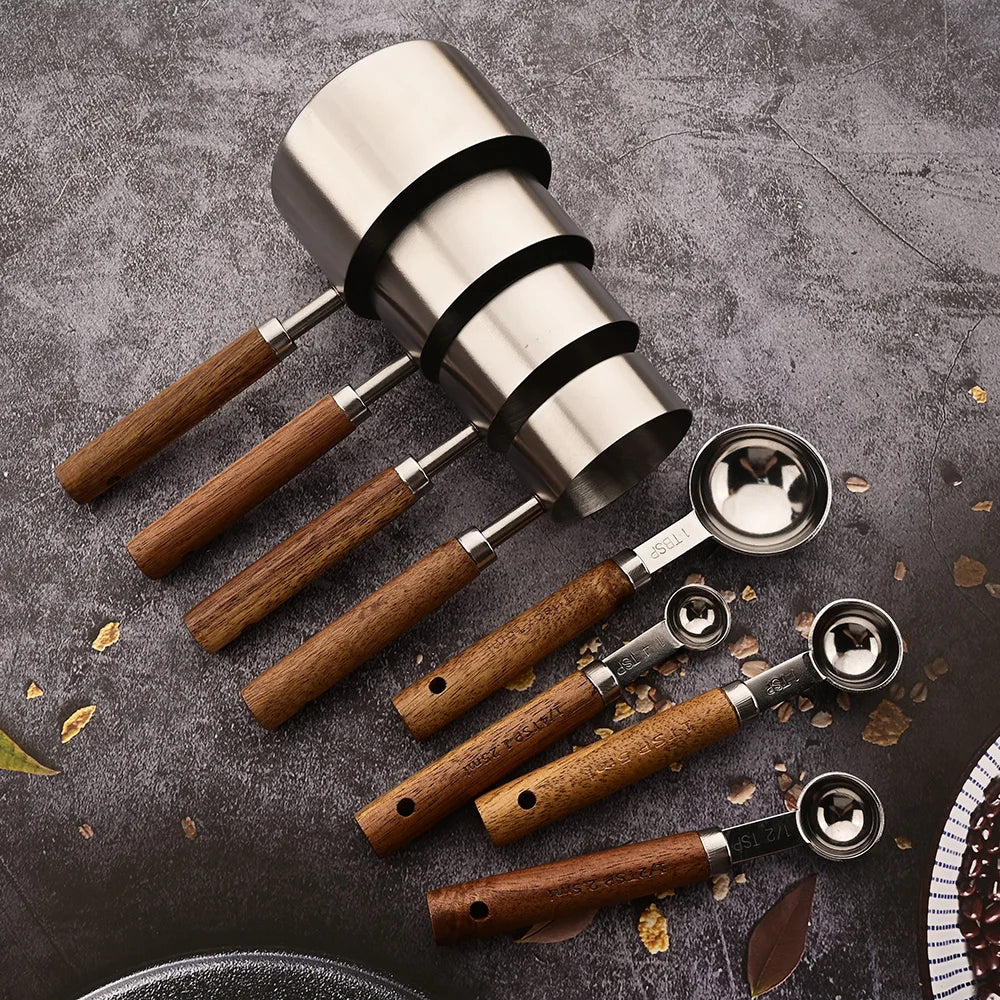 Nordic Wood Measuring Spoon Set