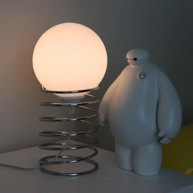 Spring Glass Table Lamp Bauhaus Furniture