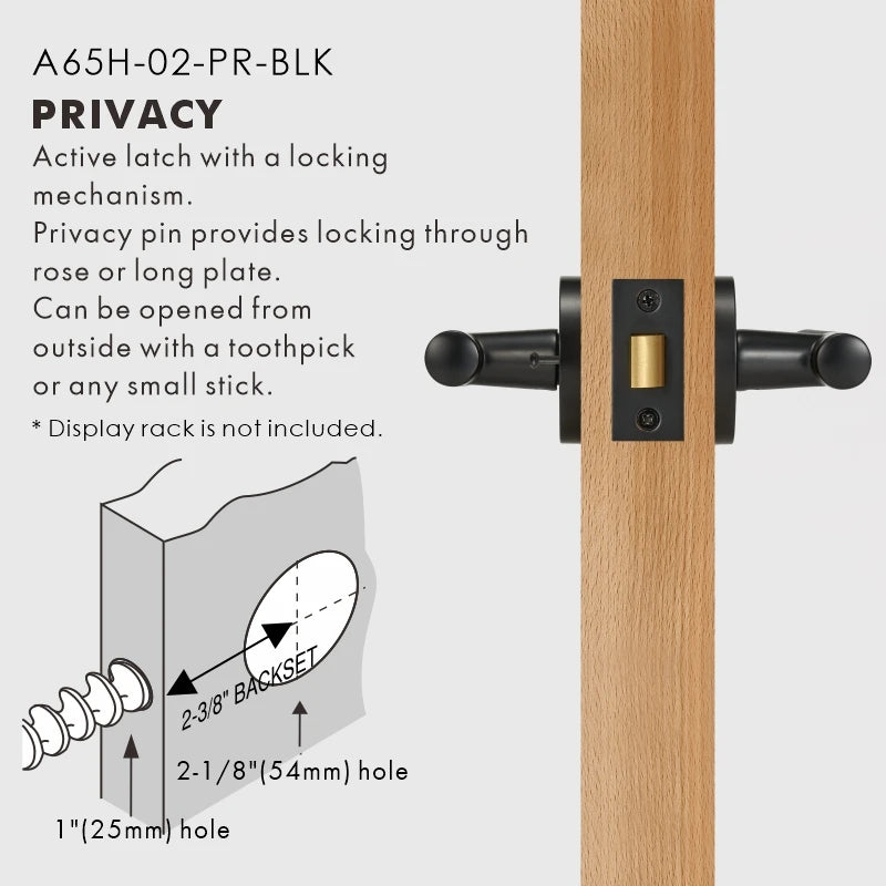 Elegant Bronze Door Handle Set