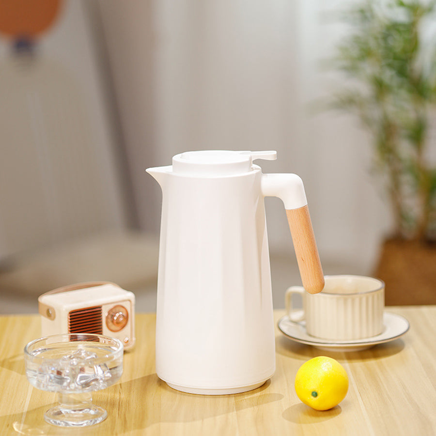 Nordic Thermal Carafe with Wood Effect – 1L