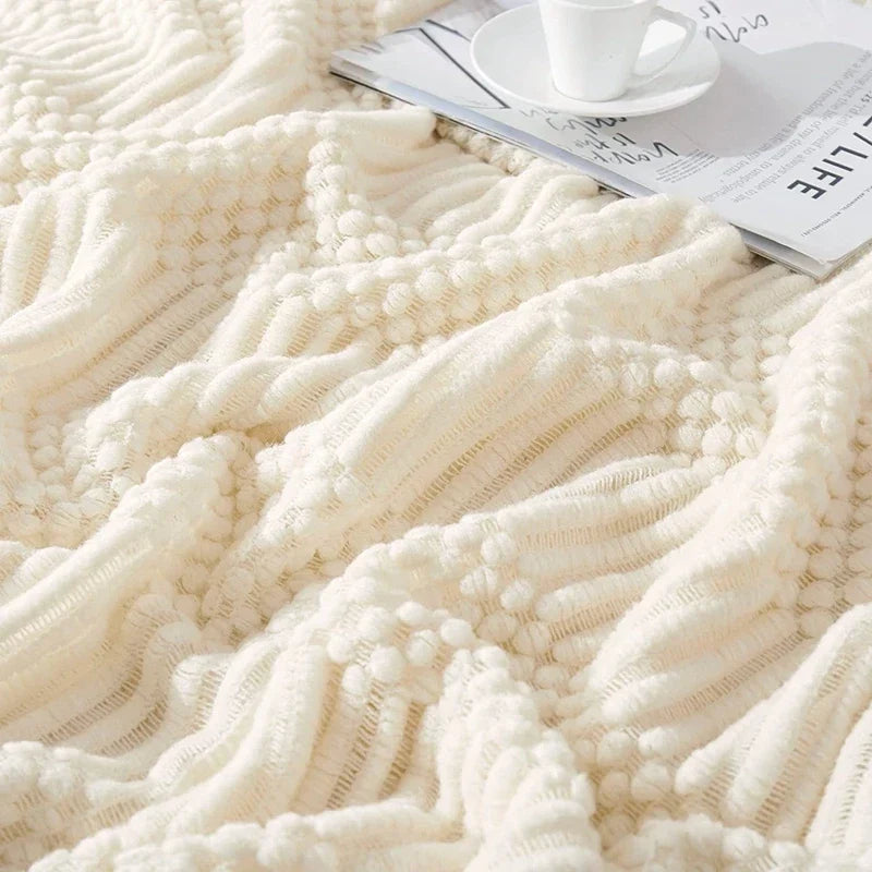 Cozy Knit Throw Blanket