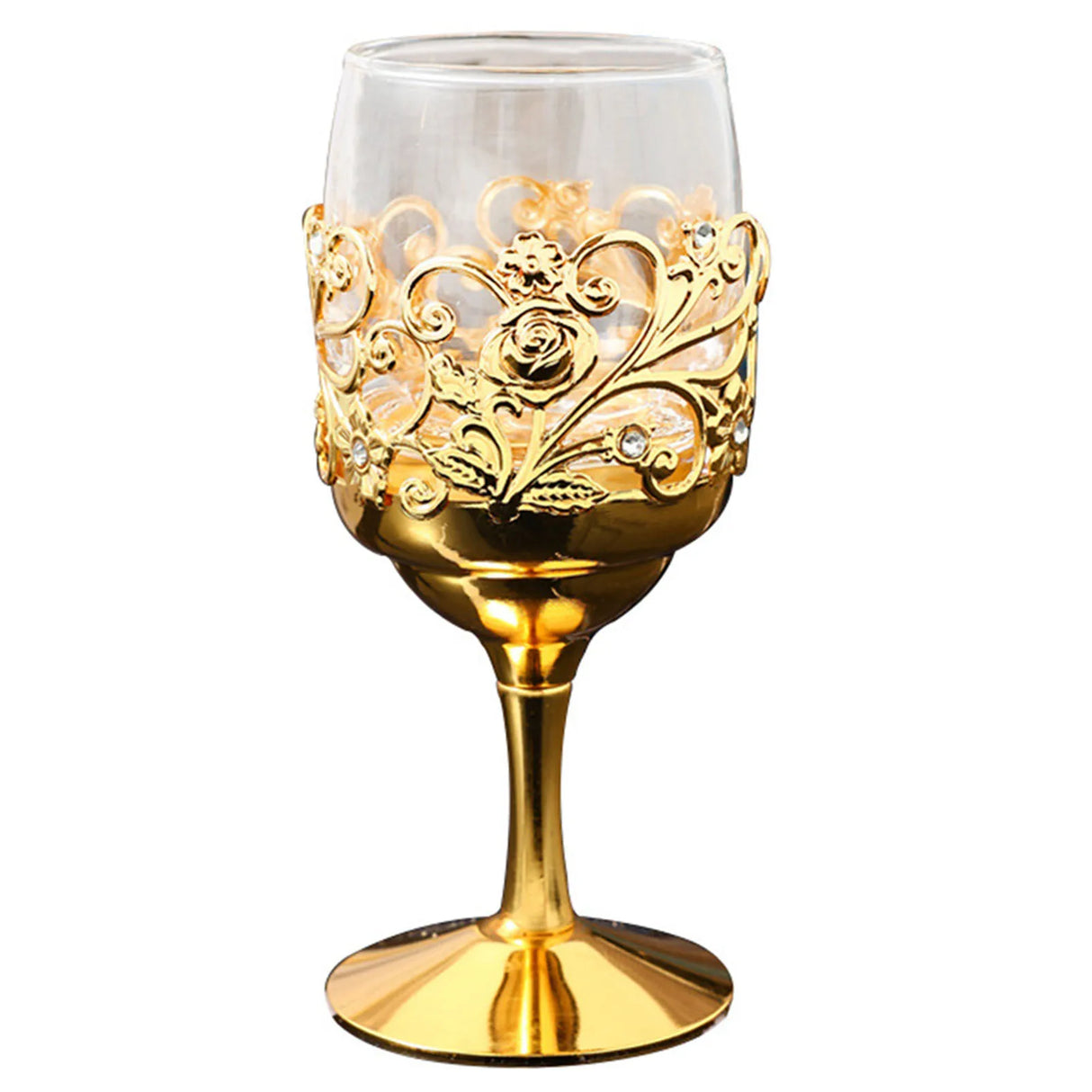 Golden Nordic Wine Goblet
