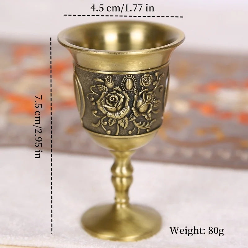 Vintage Bronze Shot Glass