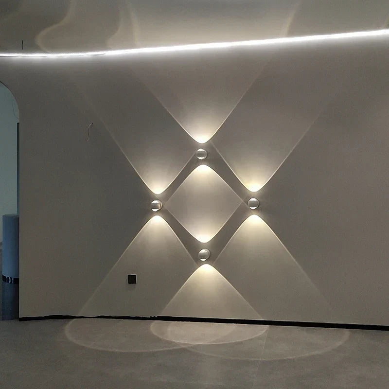 Modern Brass LED Wall Light
