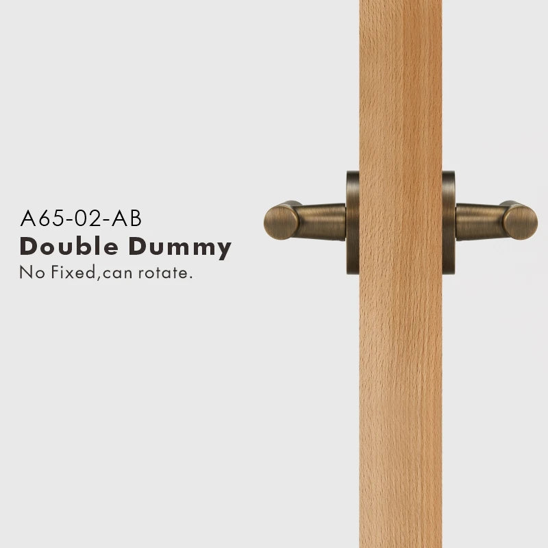 Elegant Bronze Door Handle Set