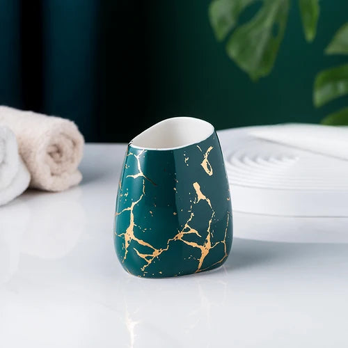Elegant Marble Bathroom Set