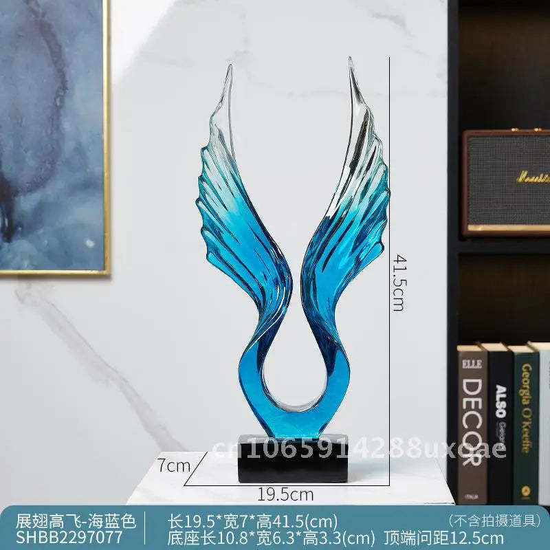 Elegant Transparent Wing Decor