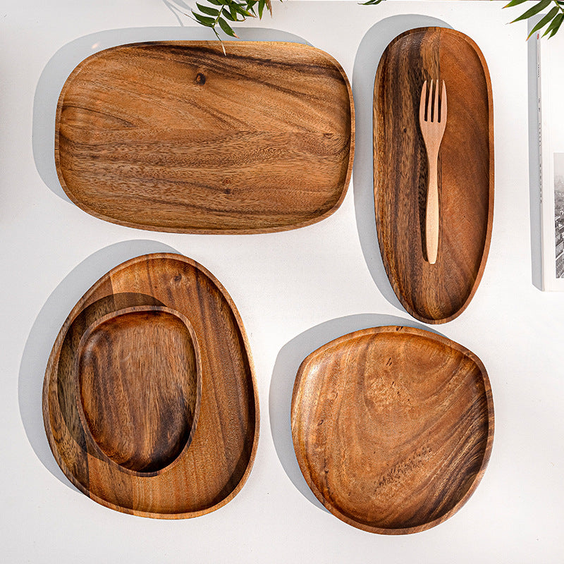 Nordic Natural Wooden Serving Plates