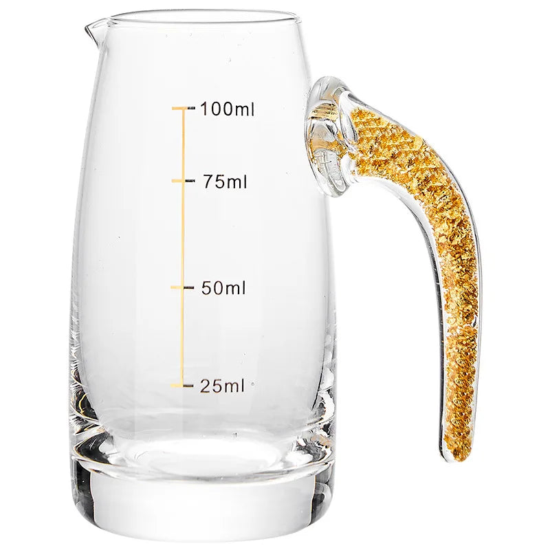 Elegant Gold Leaf Wine Set