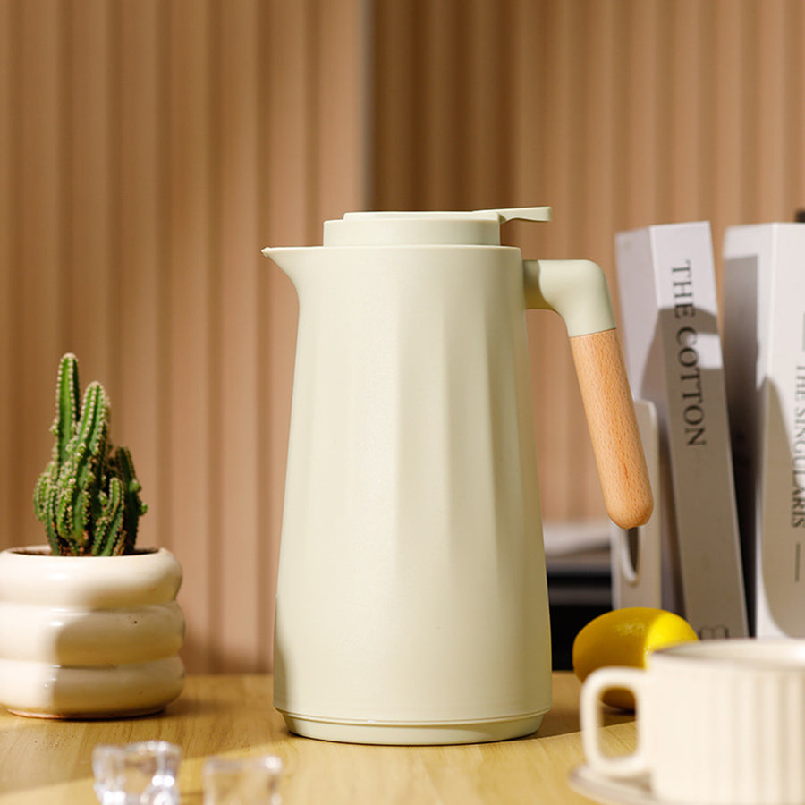 Nordic Thermal Carafe with Wood Effect – 1L