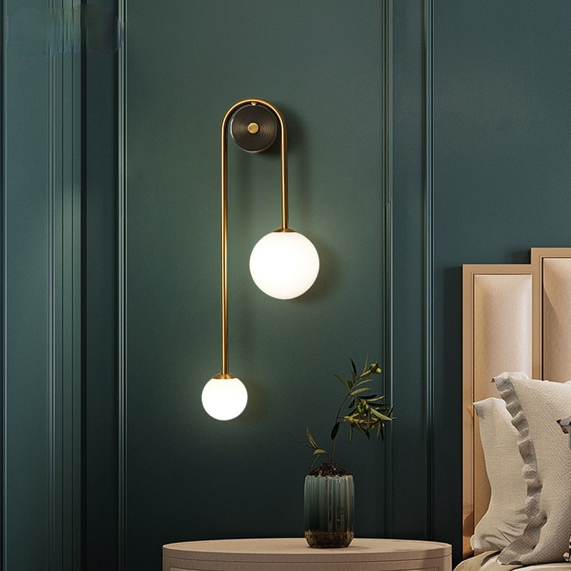 Nordic Gold Wall Light