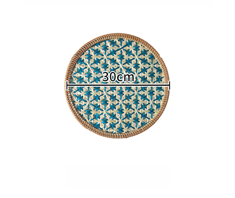 Natural Rattan Woven Placemats – 30cm