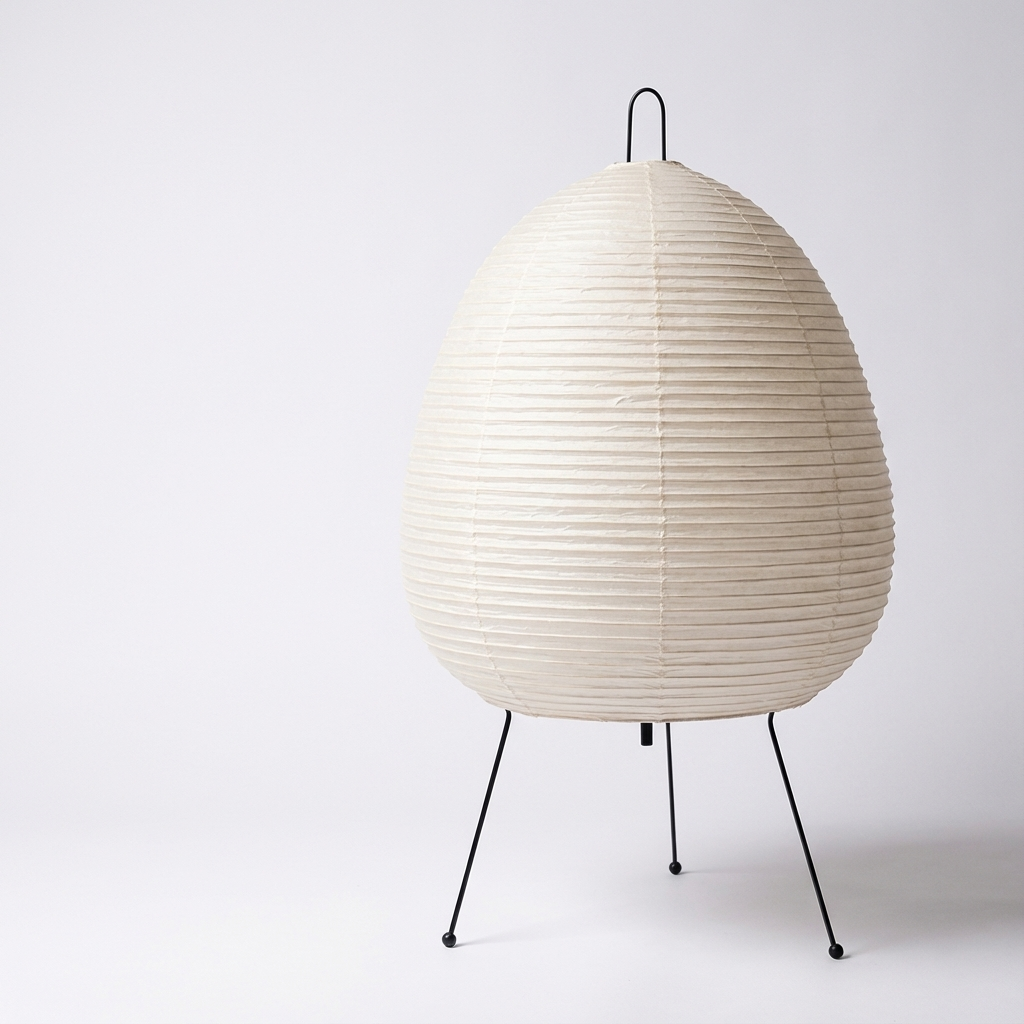 Wabi-Sabi Rice Paper LED Table Lamp
