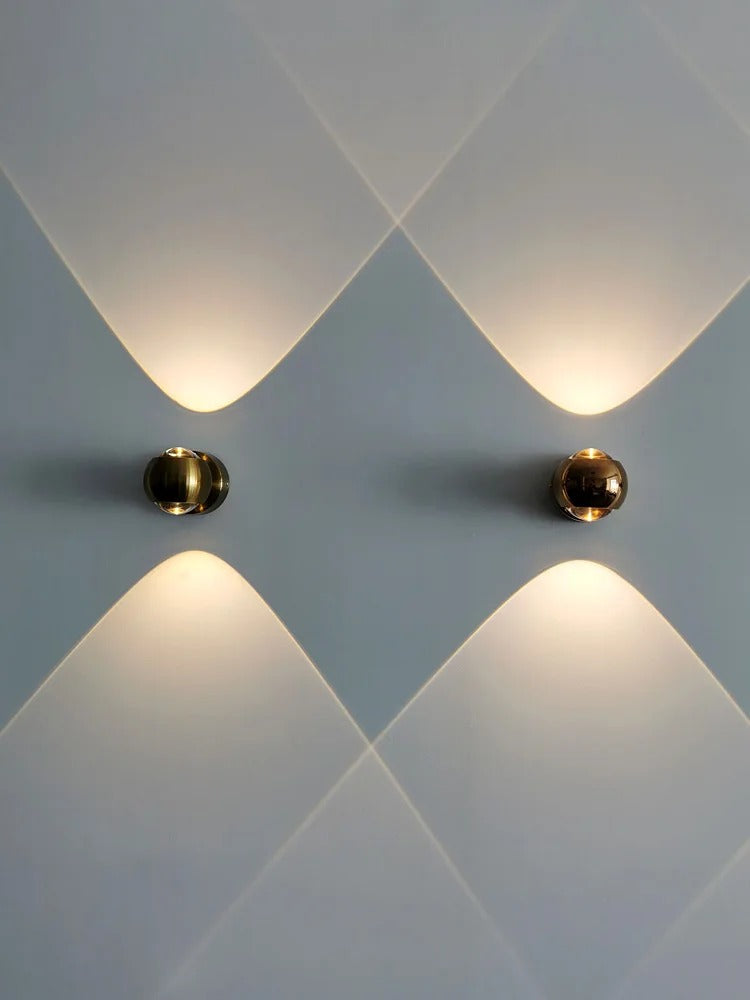 Modern Brass LED Wall Light